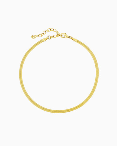 HERRINGBONE CHAIN ANKLET