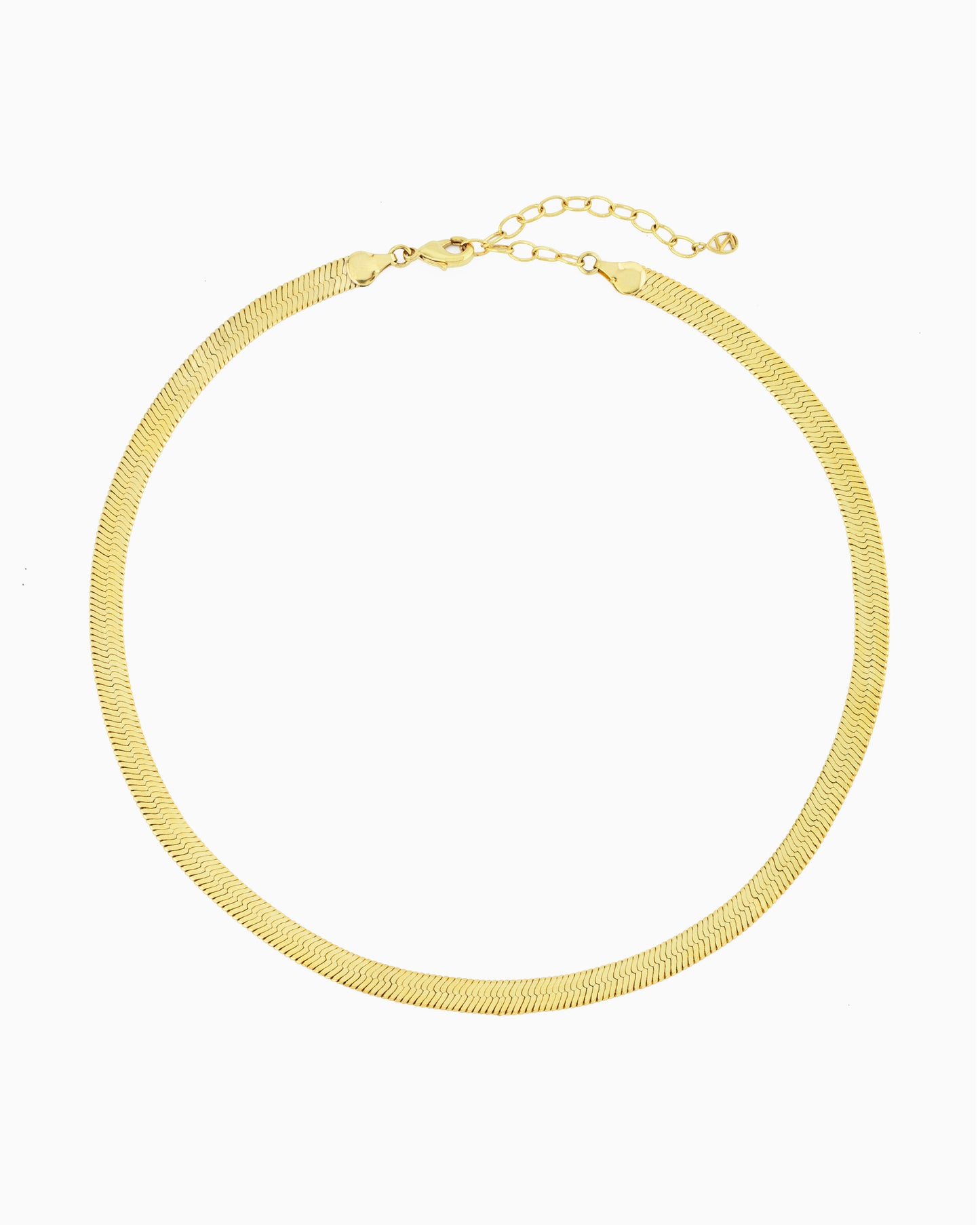 LARGE HERRINGBONE CHAIN NECKLACE