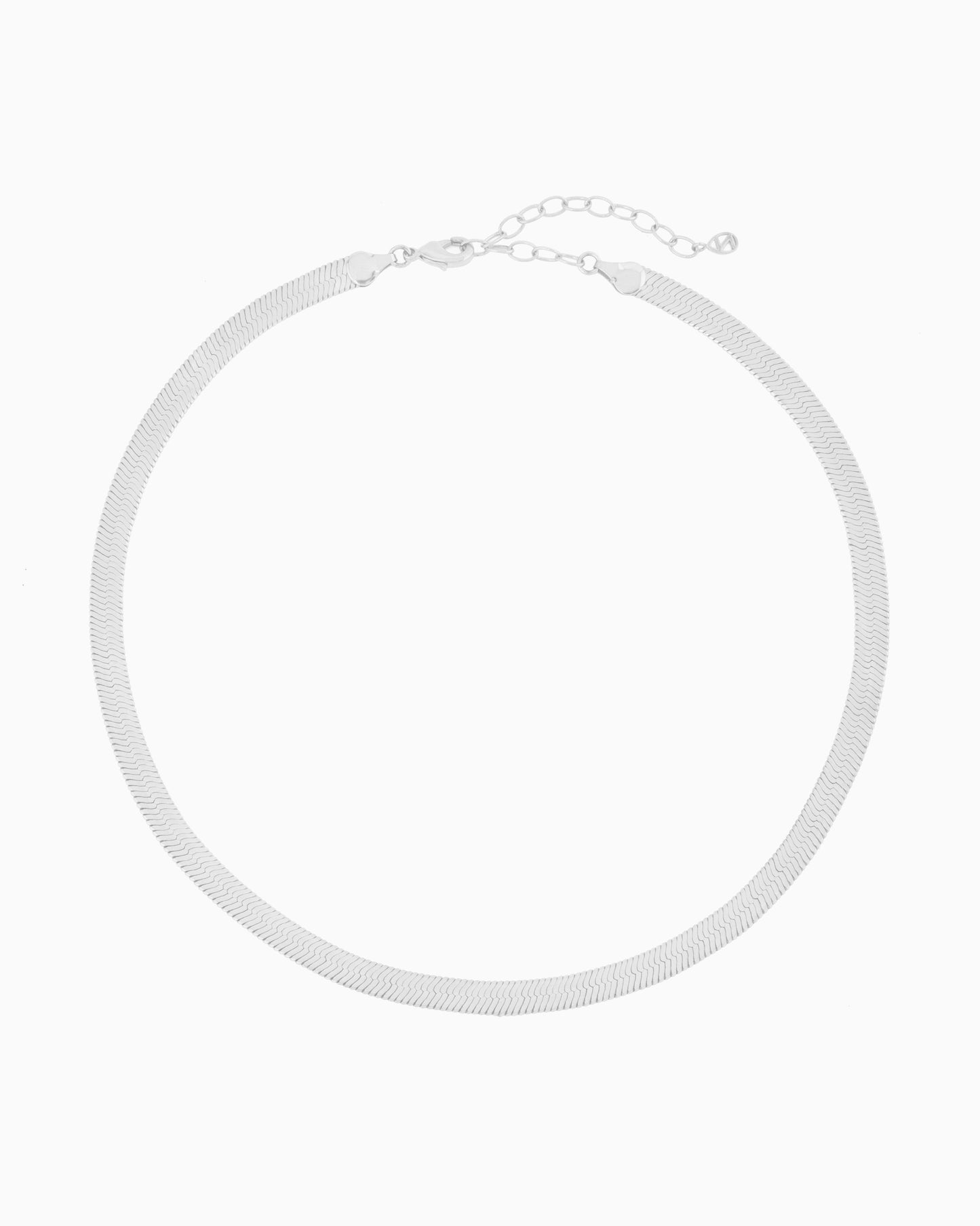 LARGE HERRINGBONE CHAIN NECKLACE