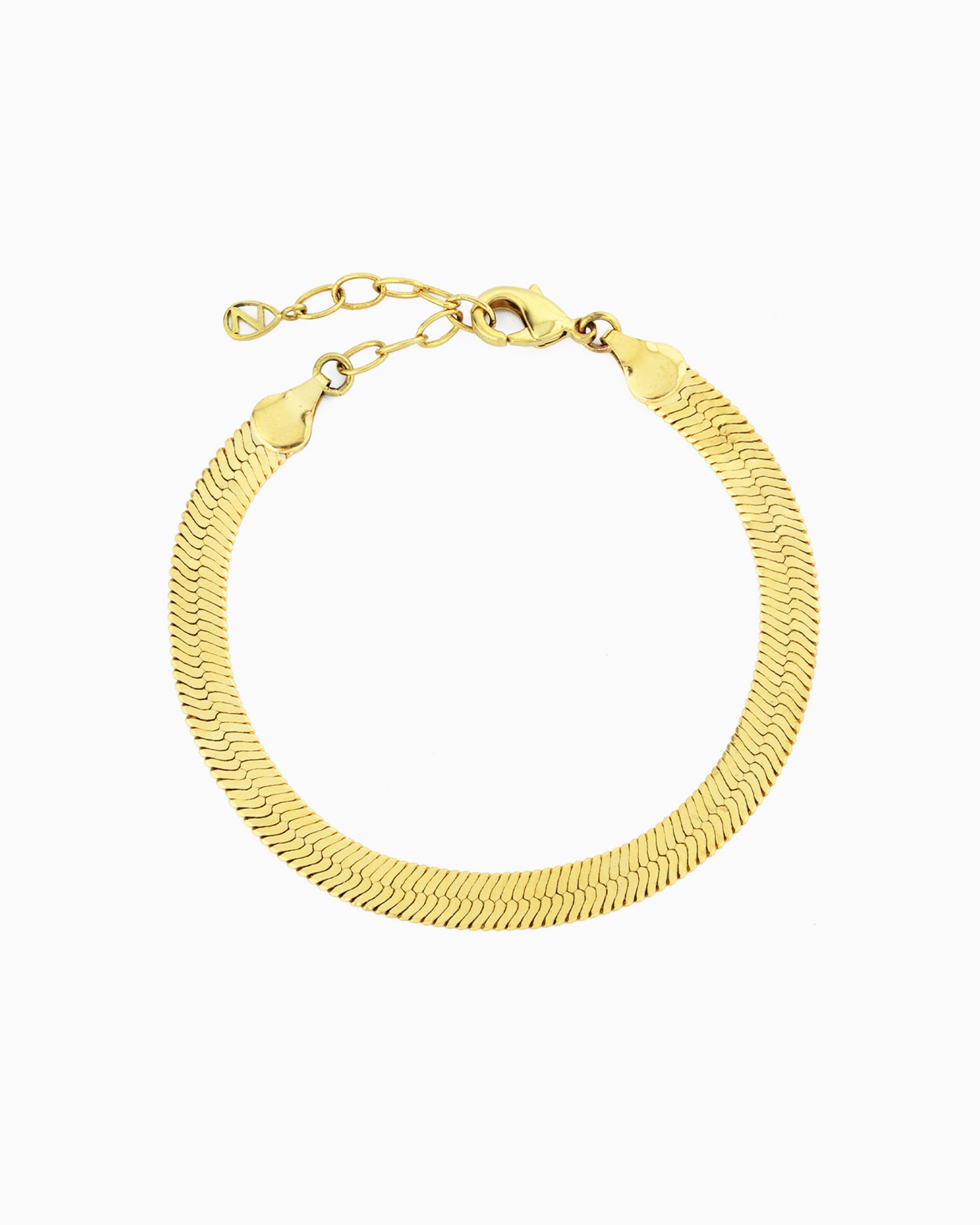LARGE HERRINGBONE CHAIN BRACELET
