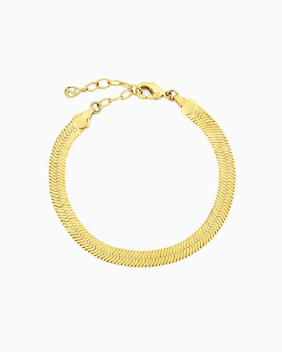 LARGE HERRINGBONE CHAIN BRACELET