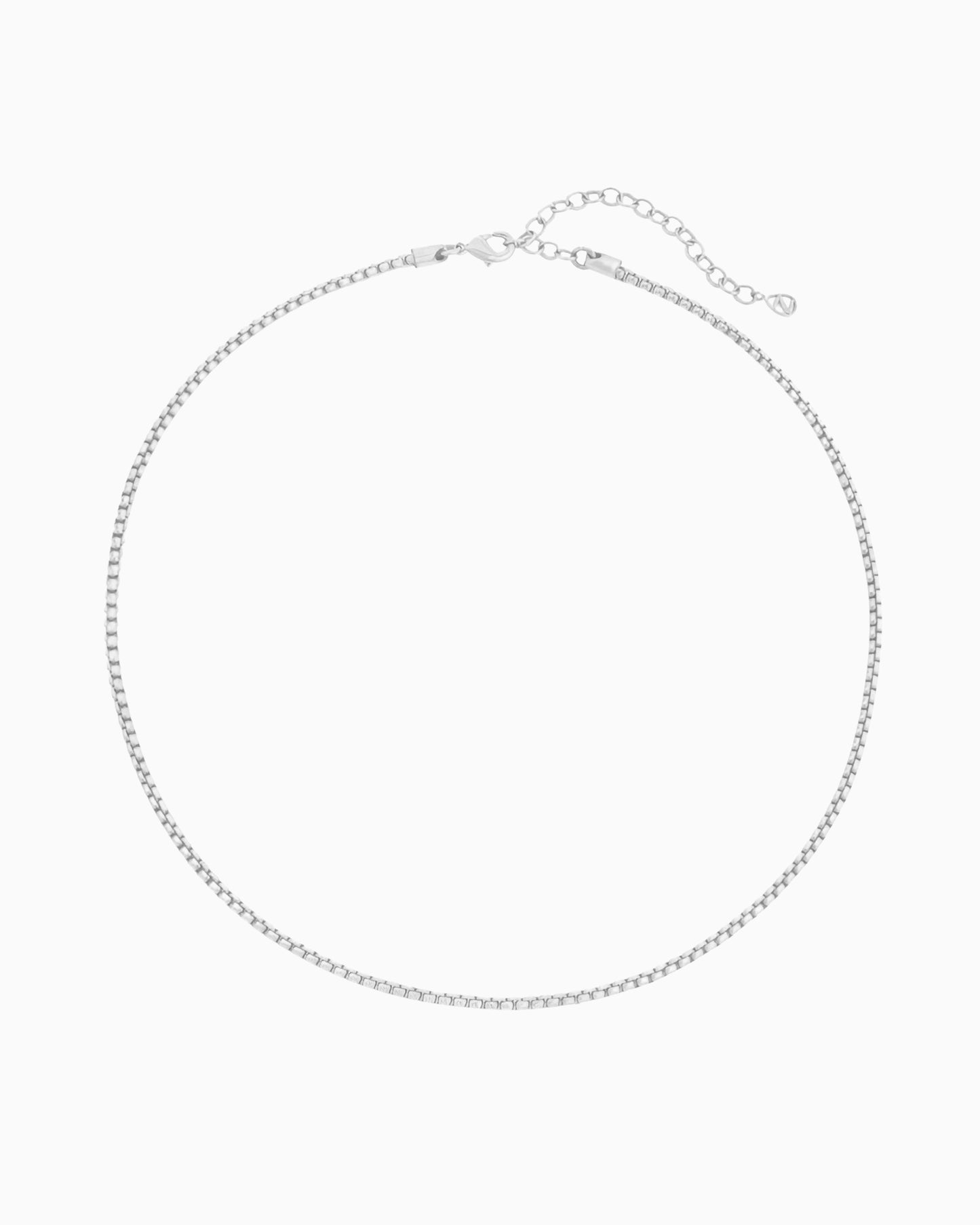 SMALL ROUND BOX CHAIN NECKLACE