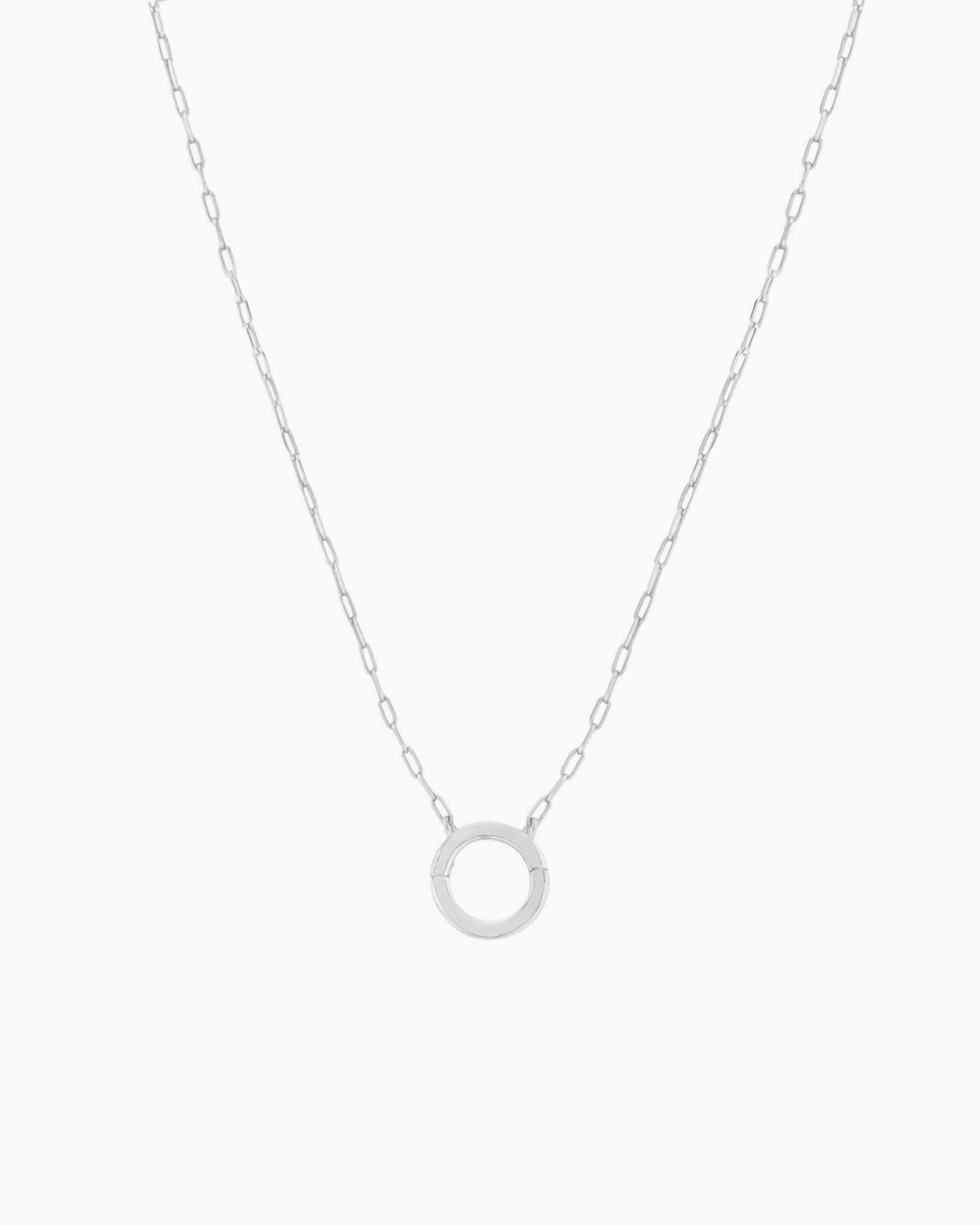 MINI LINK CHAIN CHARM HOLDER NECKLACE