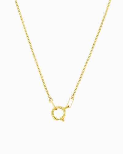 MINI ROUND BOX CHAIN CHARM HOLDER NECKLACE