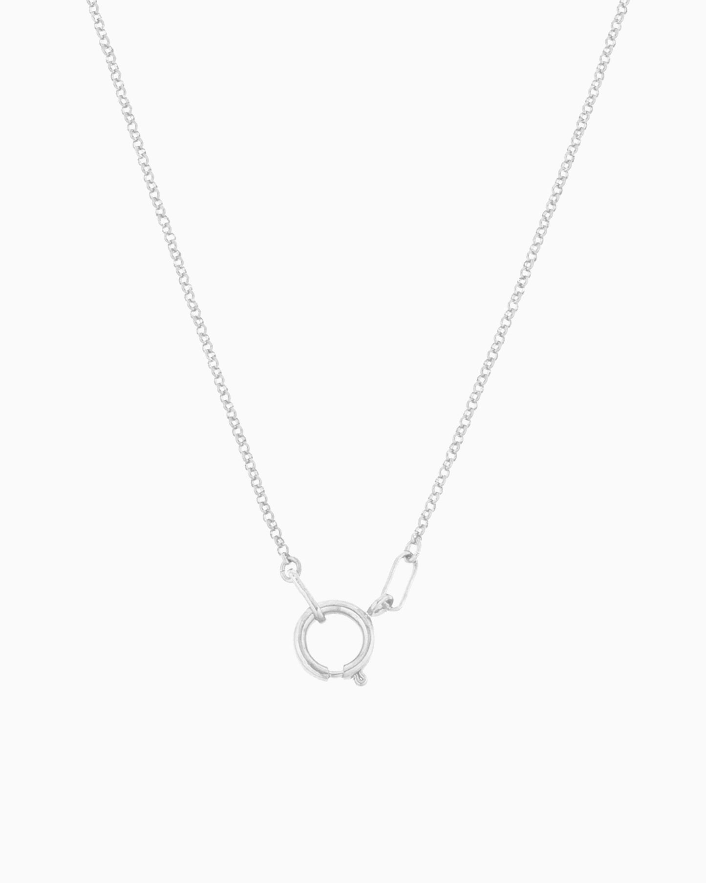 MINI ROUND BOX CHAIN CHARM HOLDER NECKLACE
