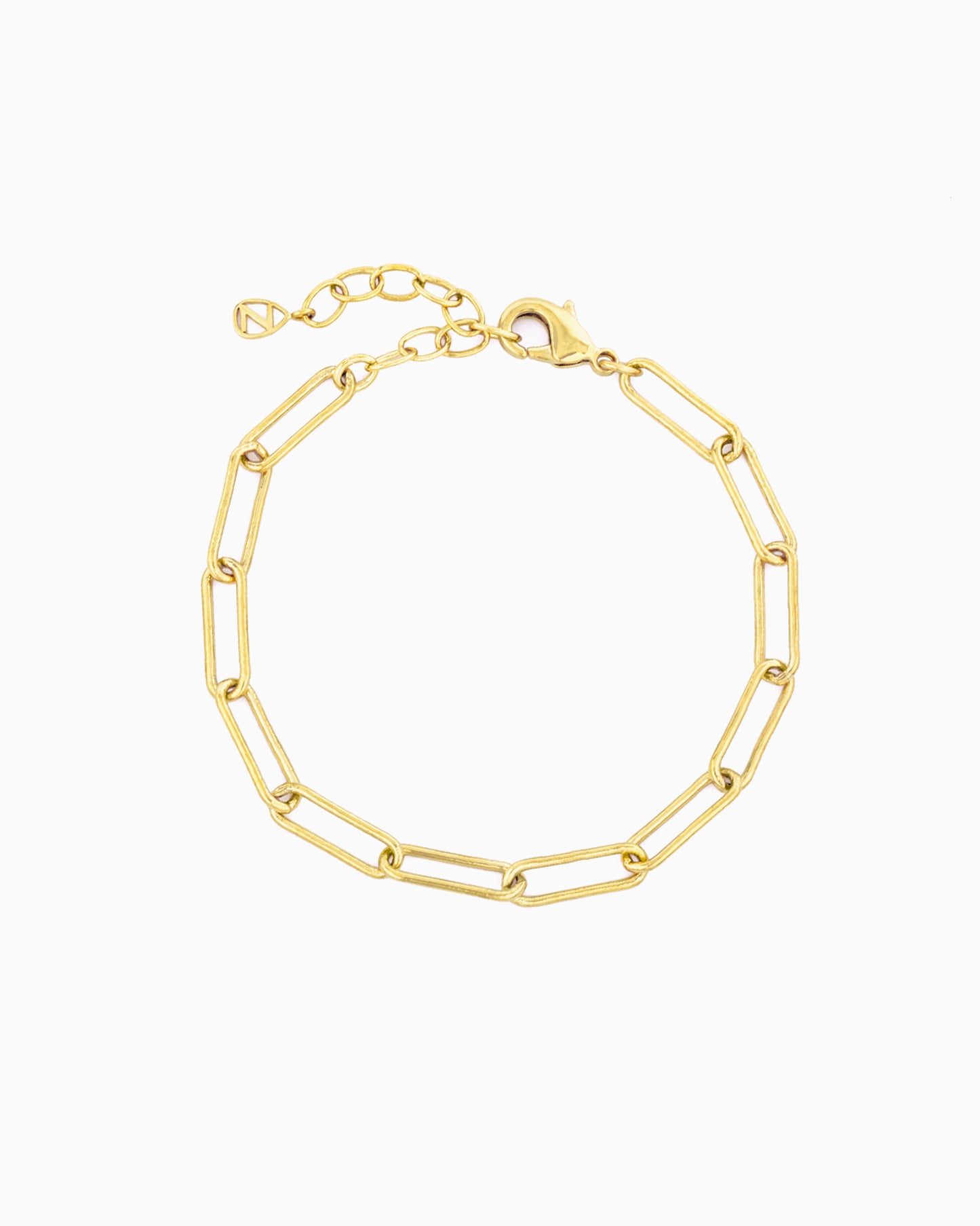 VERSATILE PAPERCLIP CHAIN BRACELET