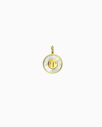 MOP ZODIAC SLIDE-ON CHARM
