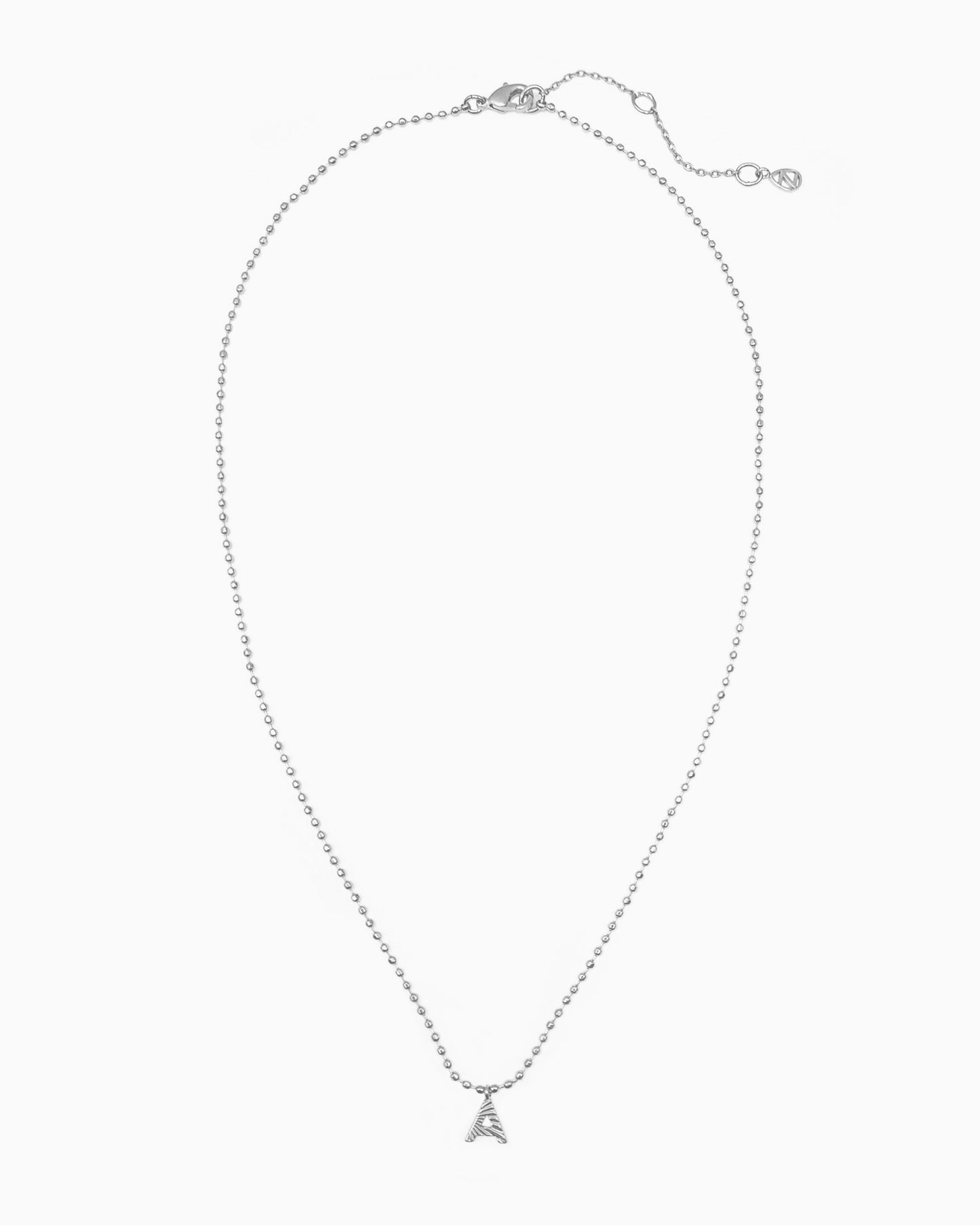 TINY INITIAL CHARM NECKLACE