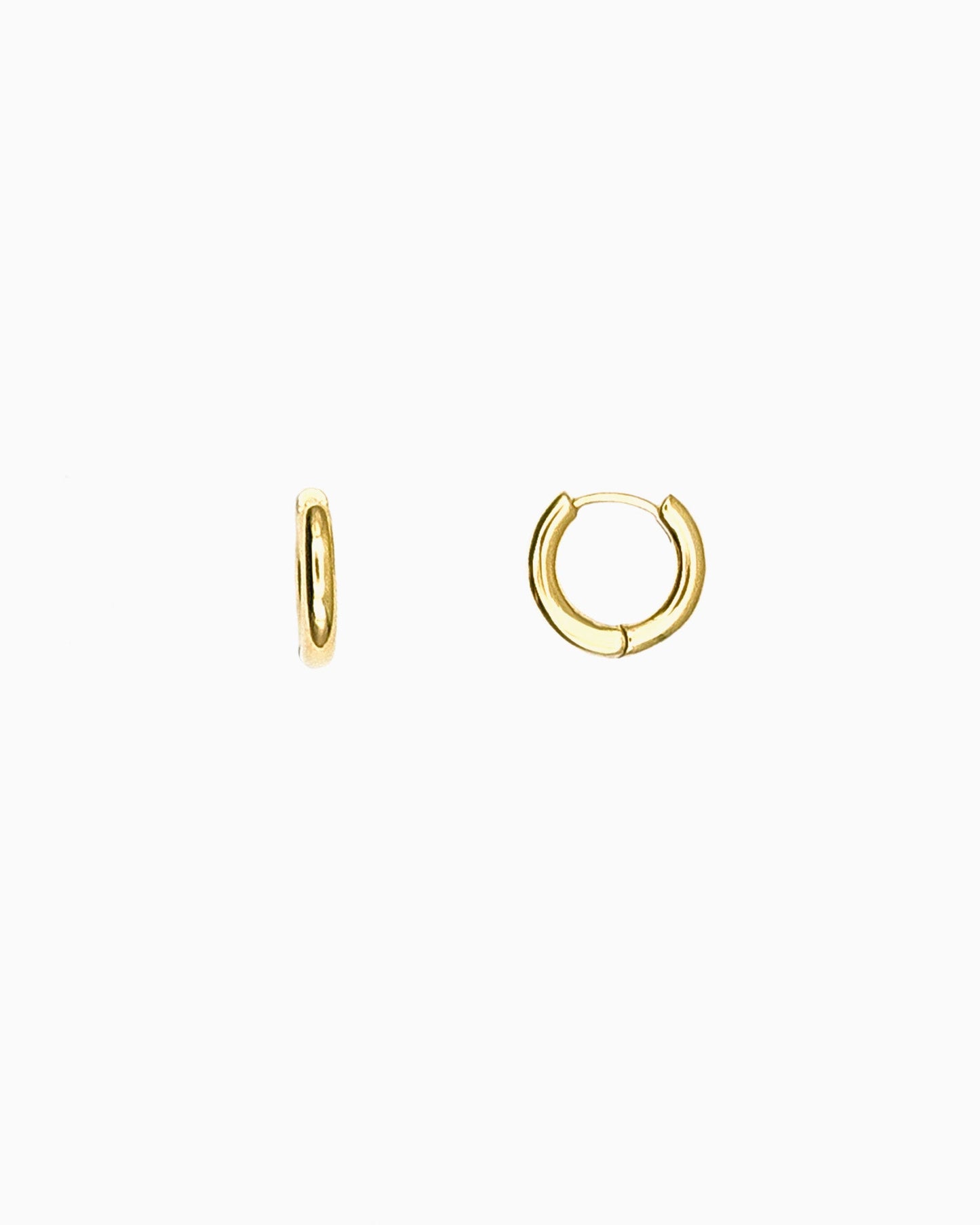 SMALL HUGGIE HOOP EARRINGS