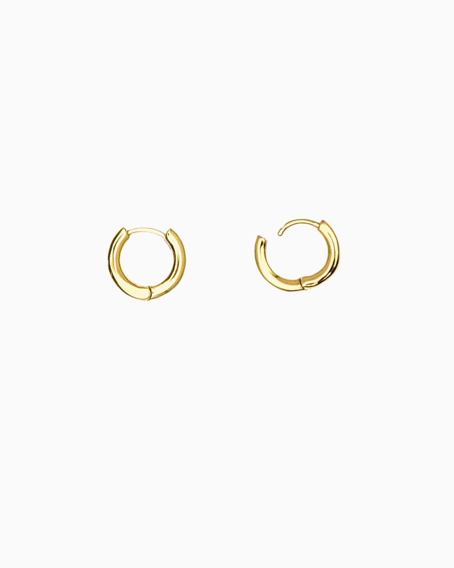 SMALL HUGGIE HOOP EARRINGS