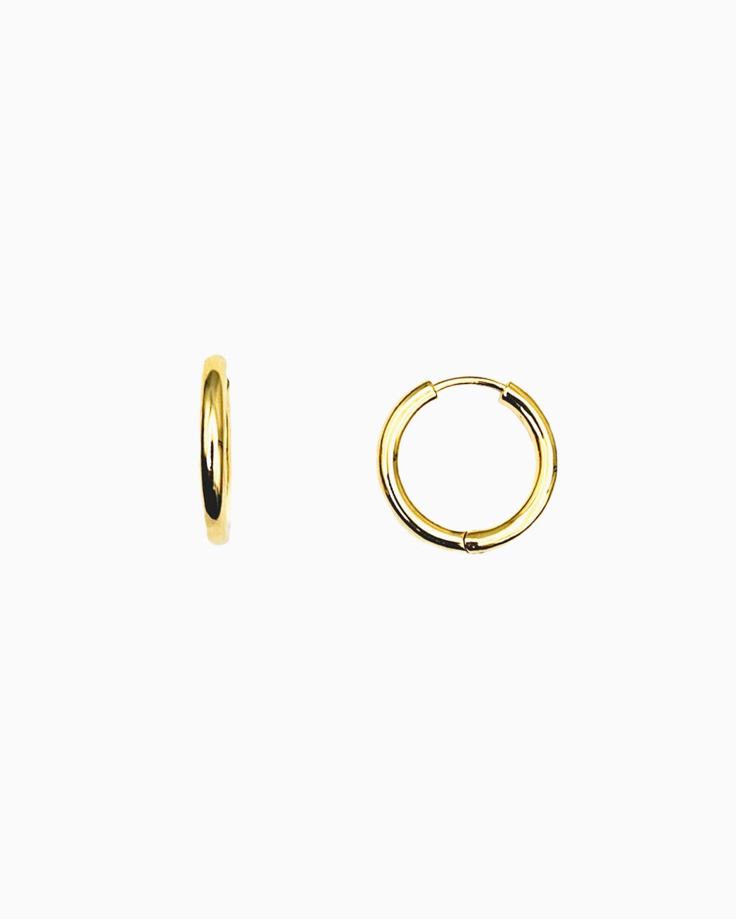 LARGE HUGGIE HOOP EARRINGS