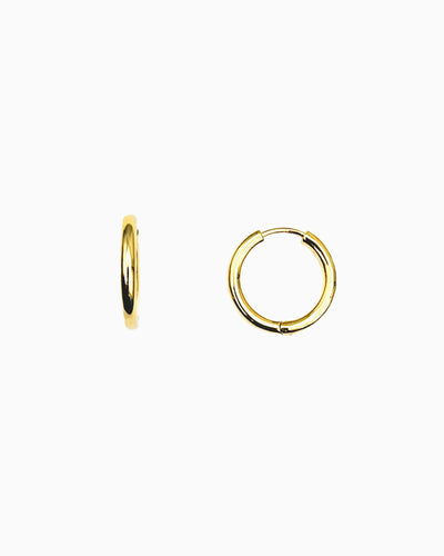 LARGE HUGGIE HOOP EARRINGS