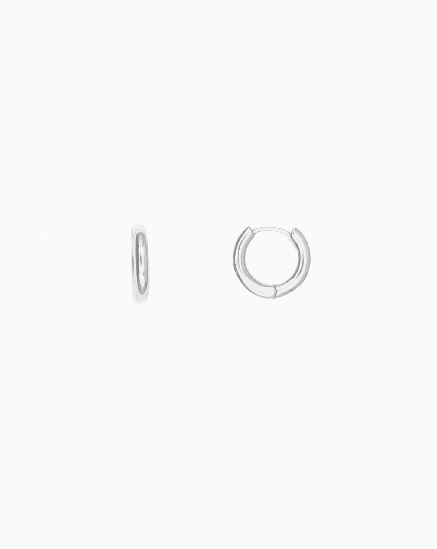 SMALL HUGGIE HOOP EARRINGS