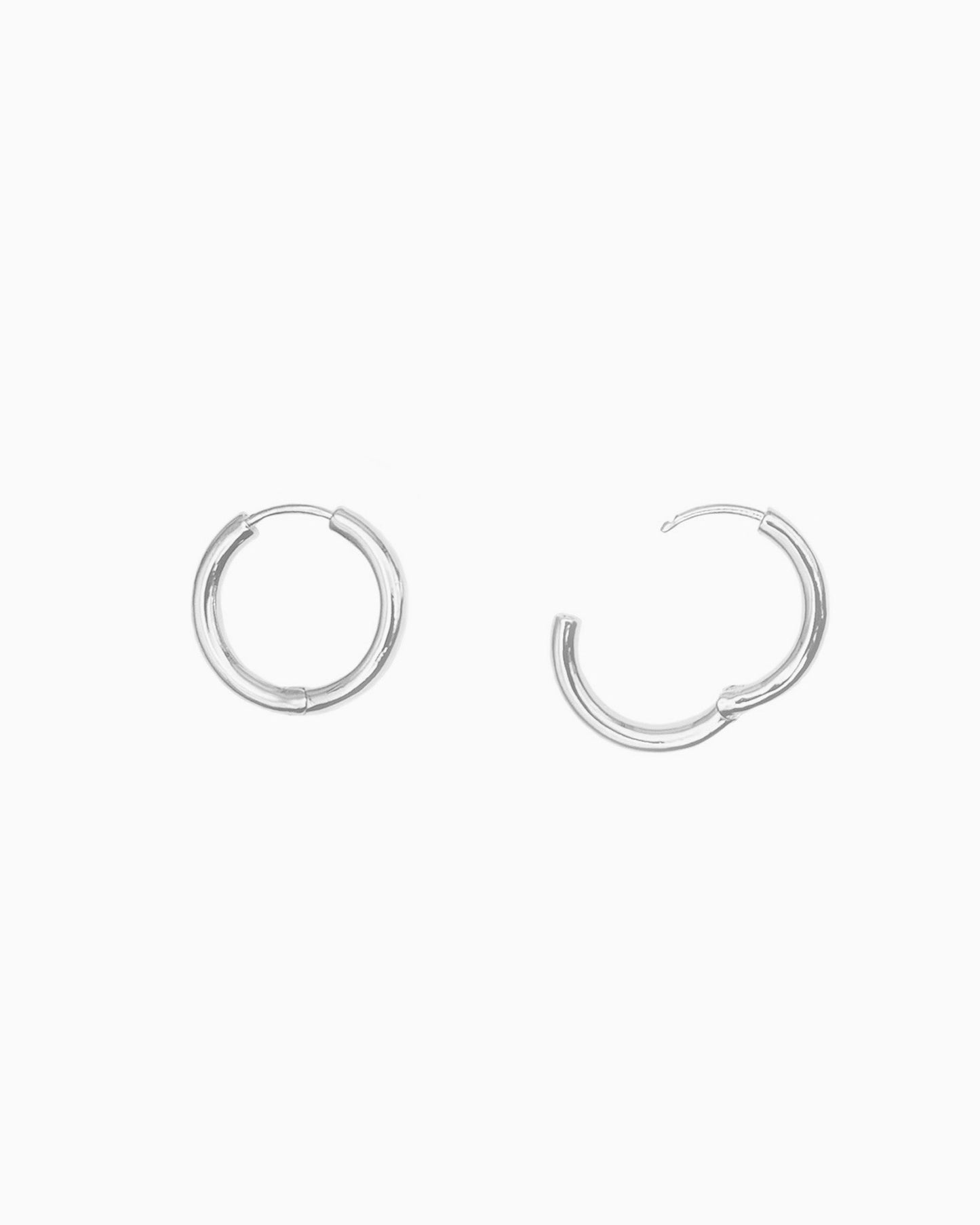 LARGE HUGGIE HOOP EARRINGS