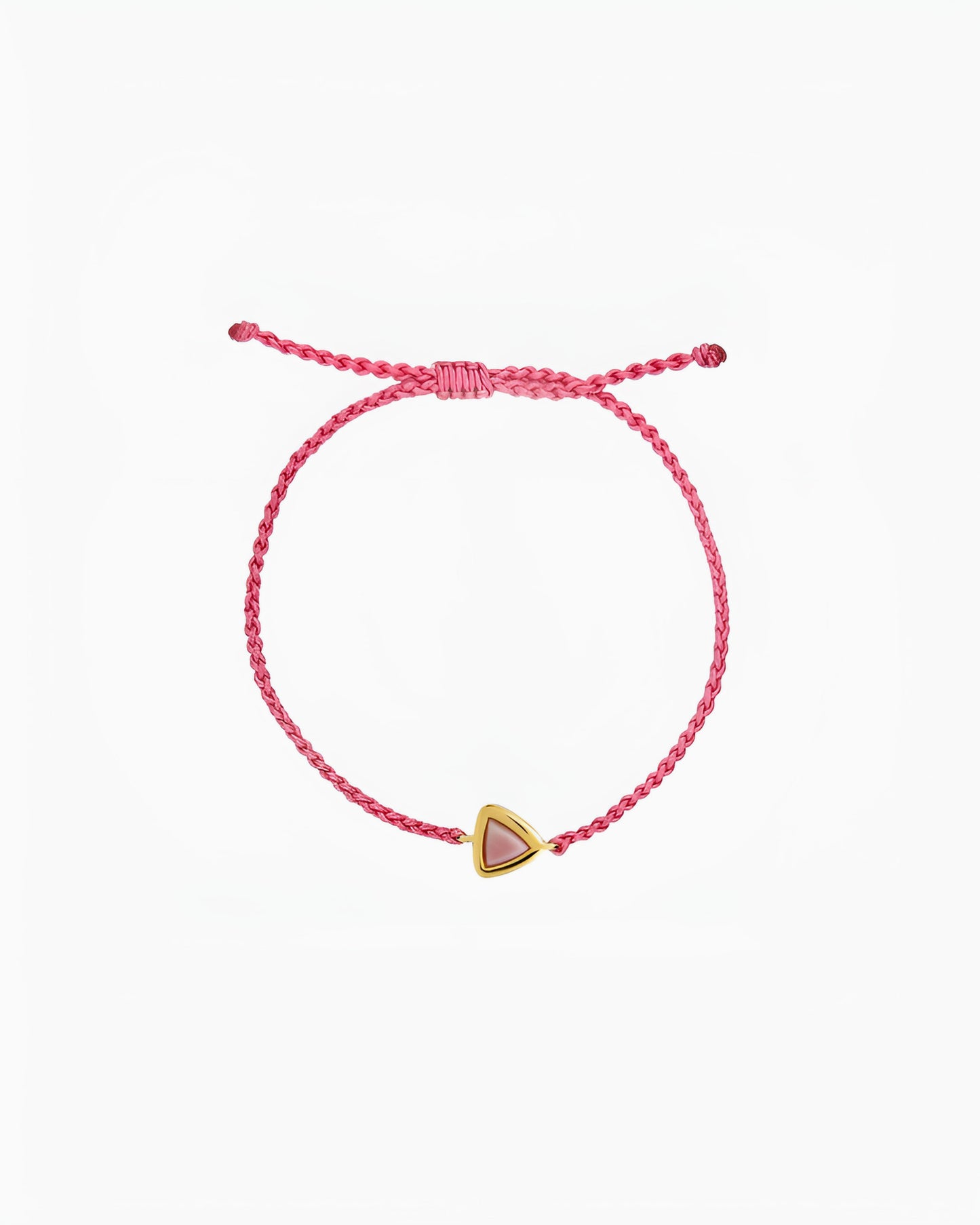 GEMSTONE CORD BRACELET-Rhodonite