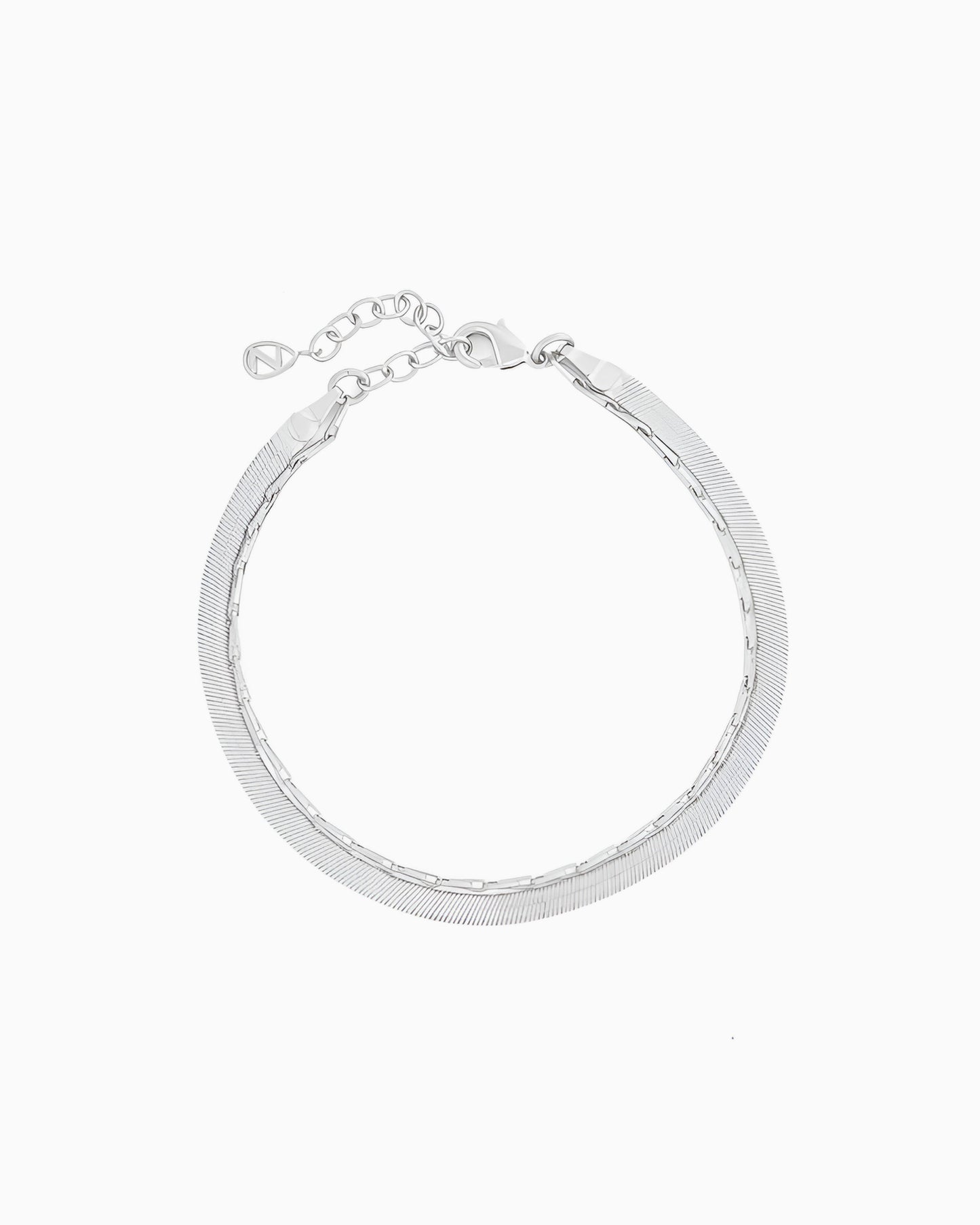 HERRINGBONE & BARLEYCORN CHAIN BRACELET