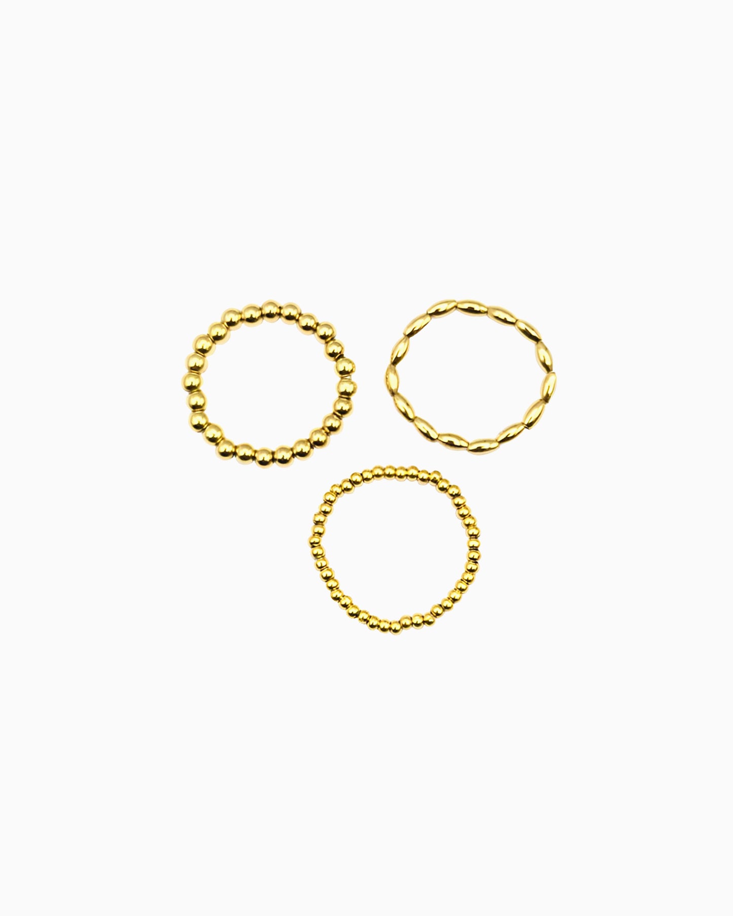 METAL BEADED STRETCH RINGS