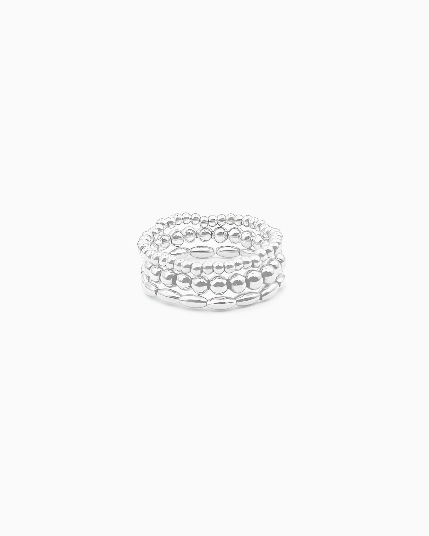 METAL BEADED STRETCH RINGS