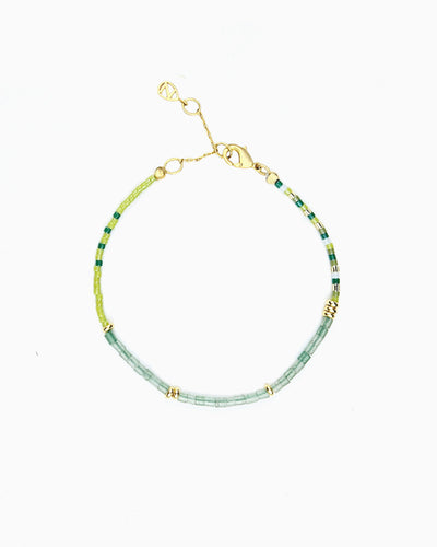 FOREST GREENS GEMSTONE BRACELET