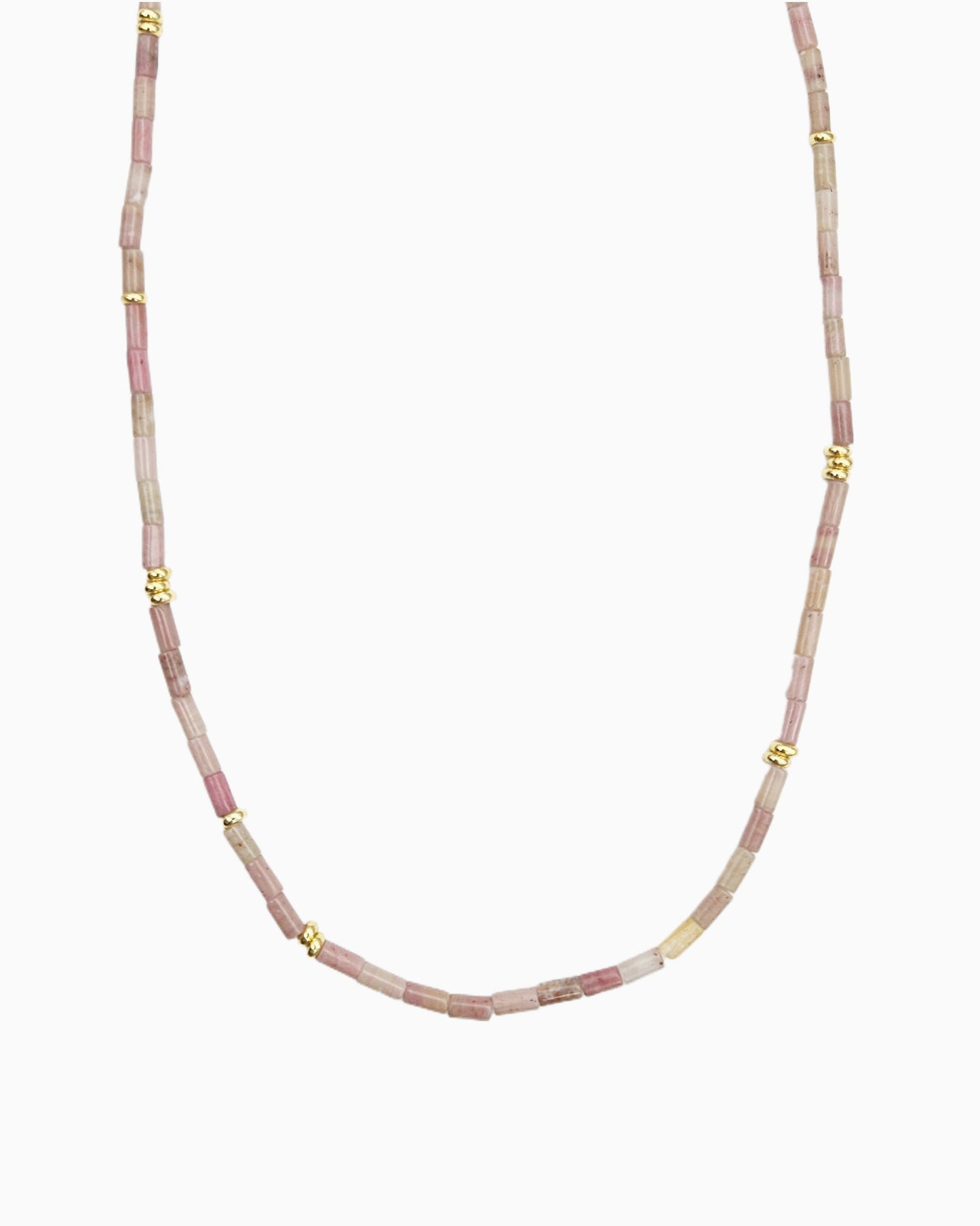 BLUSH GEMSTONE NECKLACE