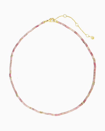 BLUSH GEMSTONE NECKLACE