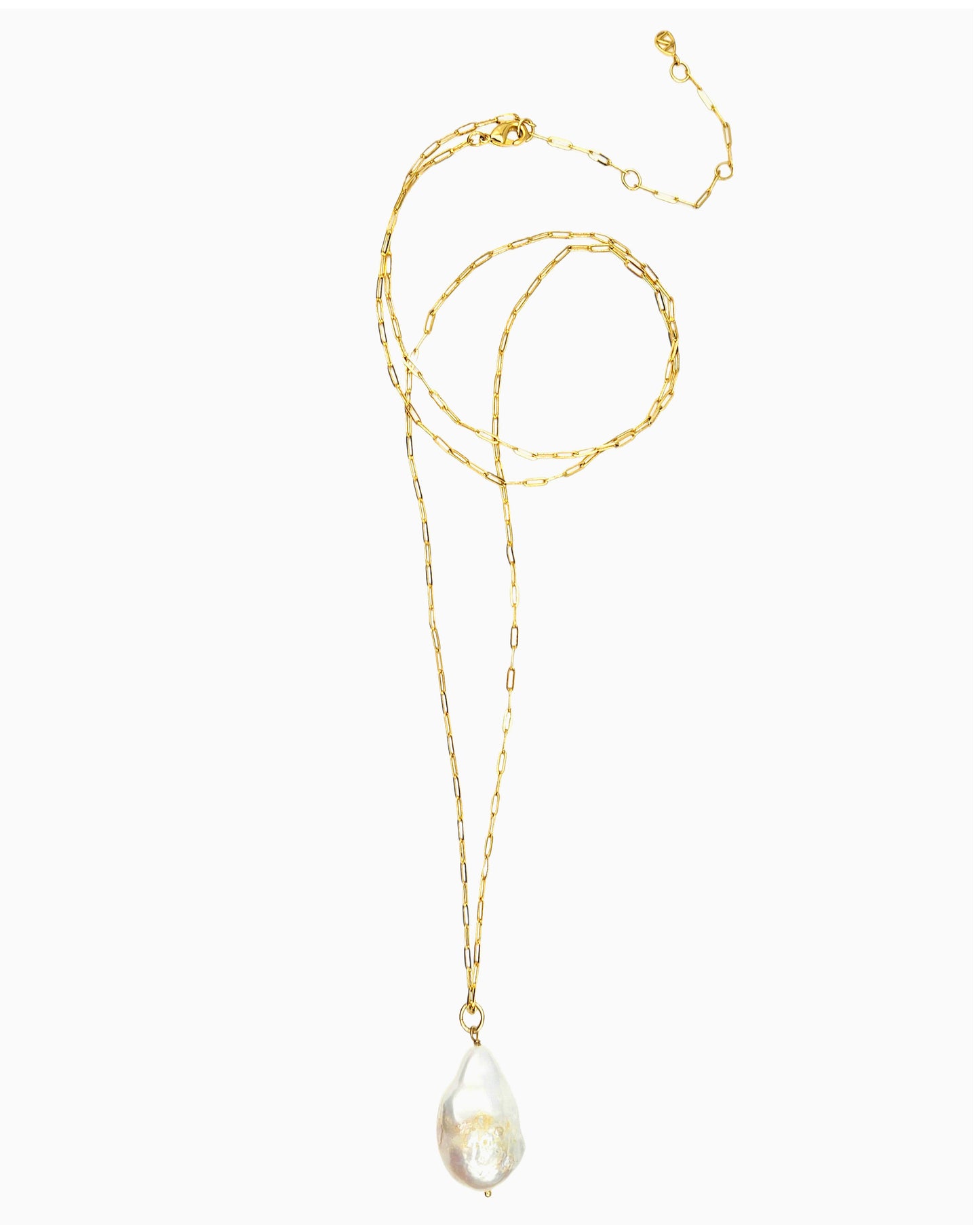 BAROQUE PEARL PENDANT NECKLACE
