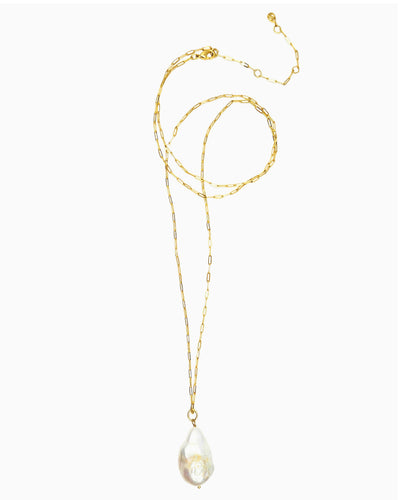 BAROQUE PEARL PENDANT NECKLACE