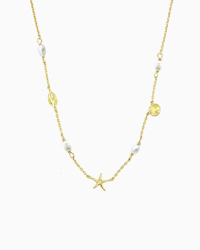 SEASIDE TREASURE CHARM NECKLACE