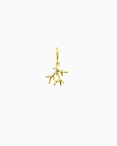 CORAL BRANCH CLIP-ON CHARM