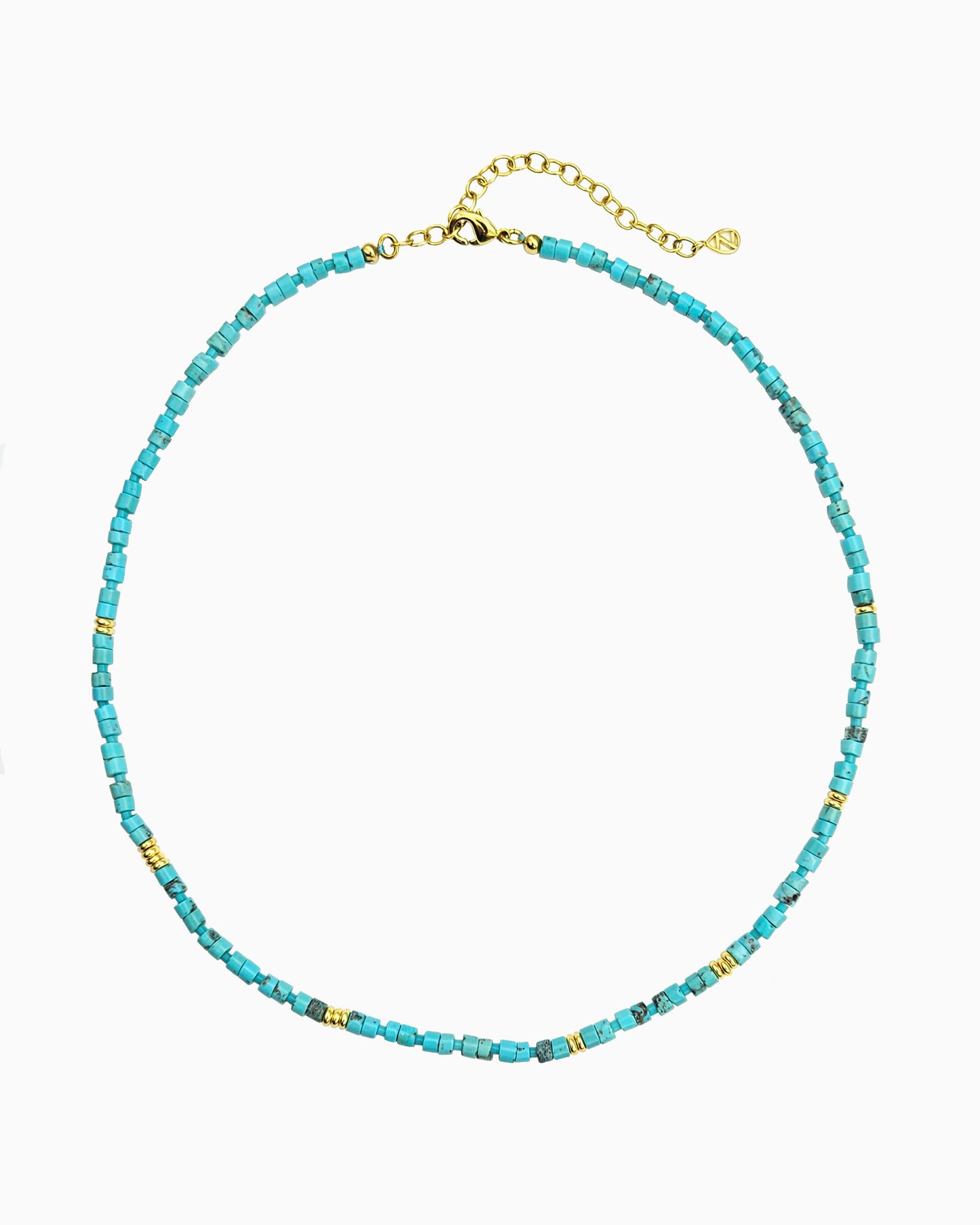 TURQUOISE BEADED NECKLACE