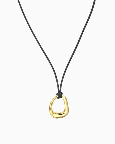 MOLTEN PENDANT CORD NECKLACE