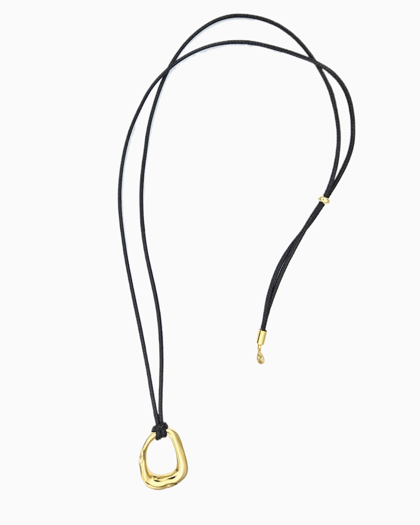 MOLTEN PENDANT CORD NECKLACE