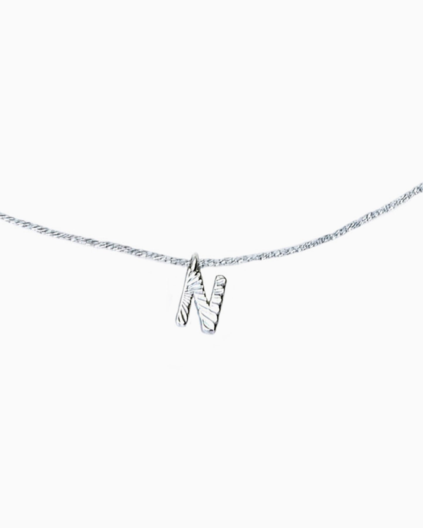 TINY INITIAL CHOKER NECKLACE