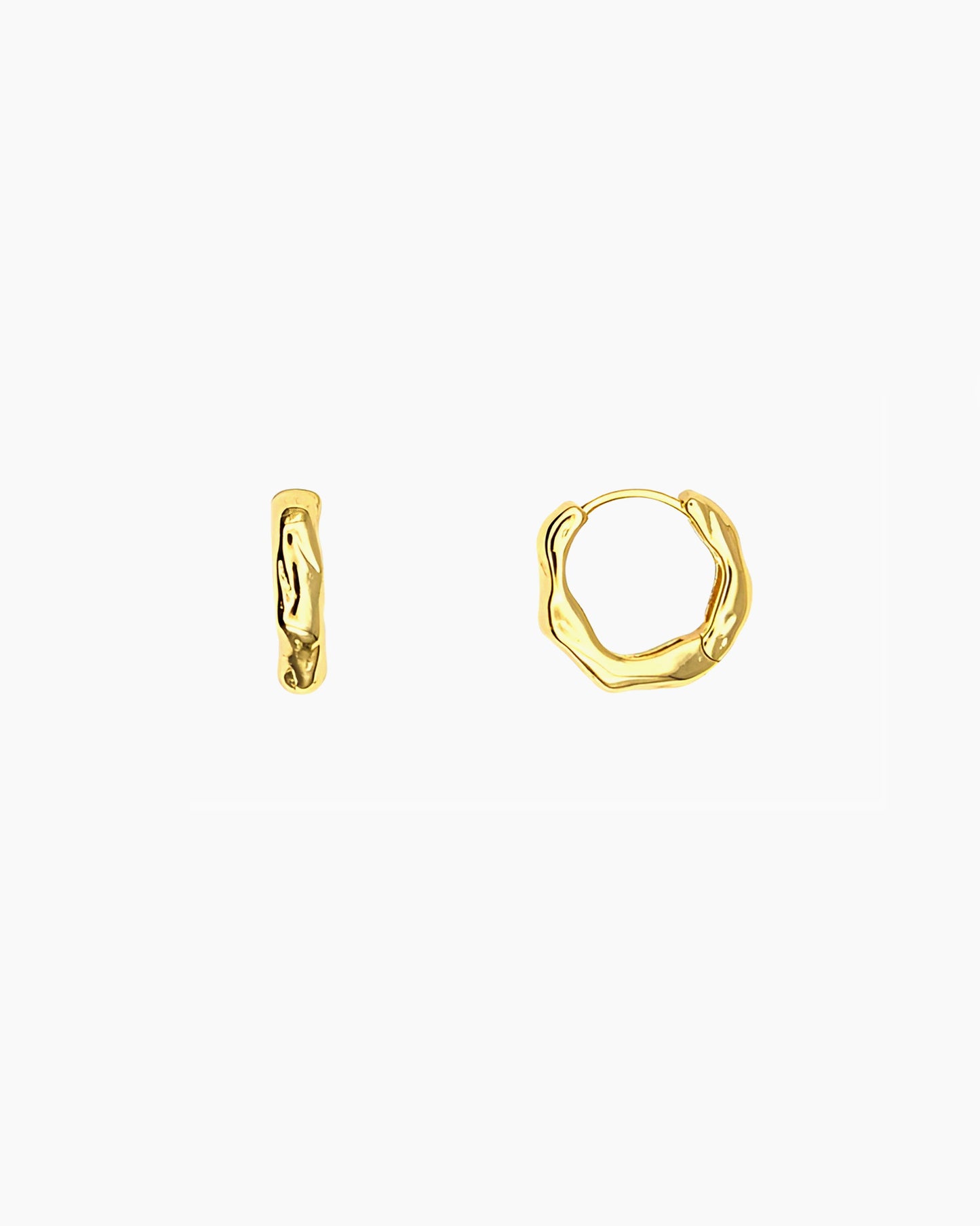 MOLTEN HUGGIE EARRINGS