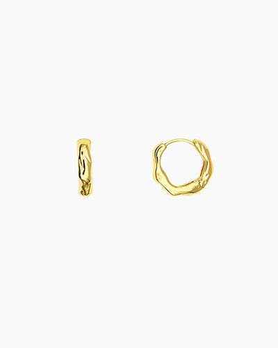 MOLTEN HUGGIE EARRINGS