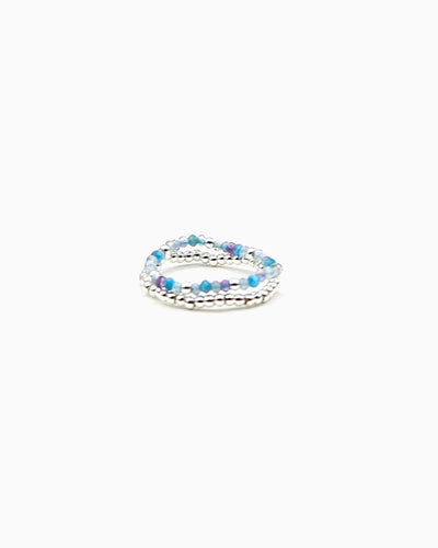 MINI FLUORITE STRETCH RING SET