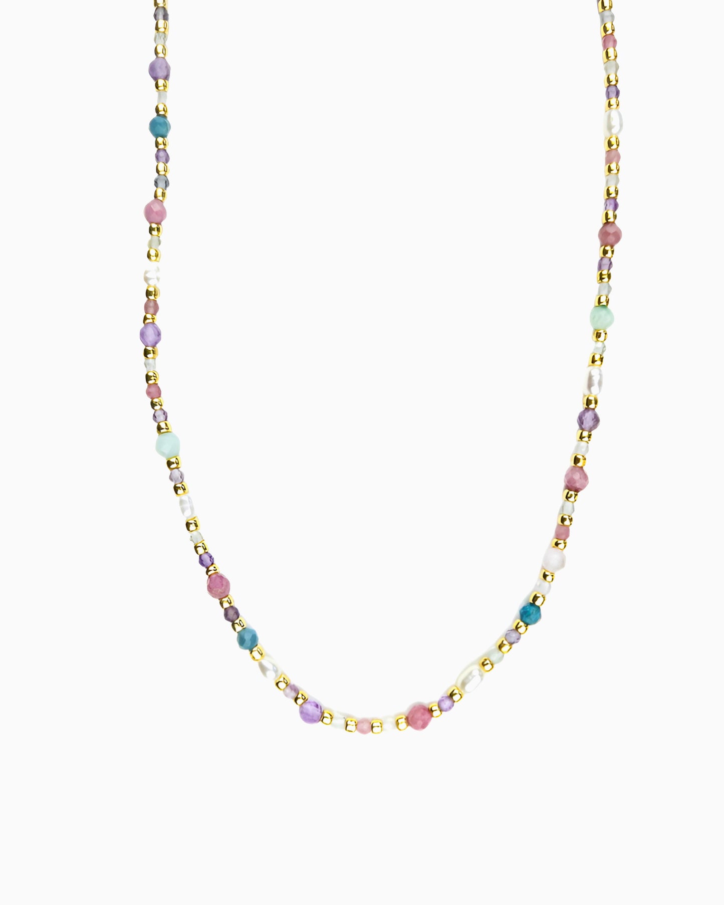 BLOSSOM GARDEN GEMSTONE NECKLACE