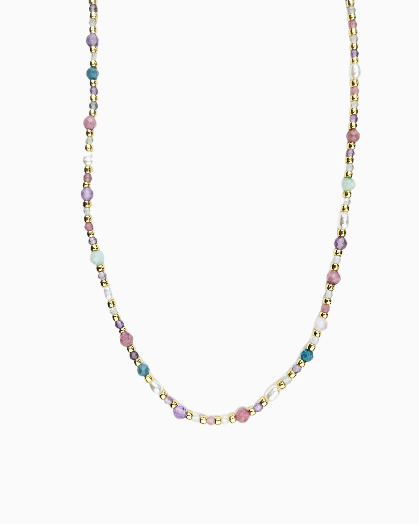 BLOSSOM GARDEN GEMSTONE NECKLACE
