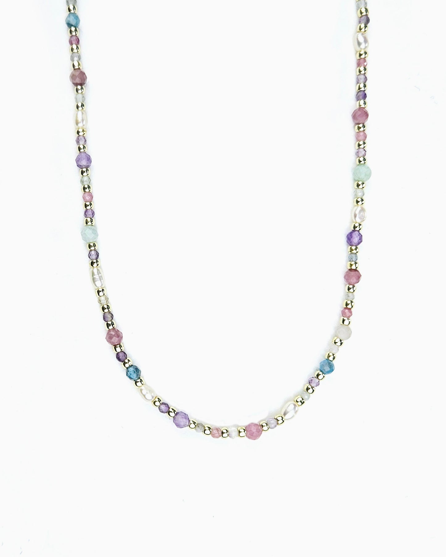 BLOSSOM GARDEN GEMSTONE NECKLACE