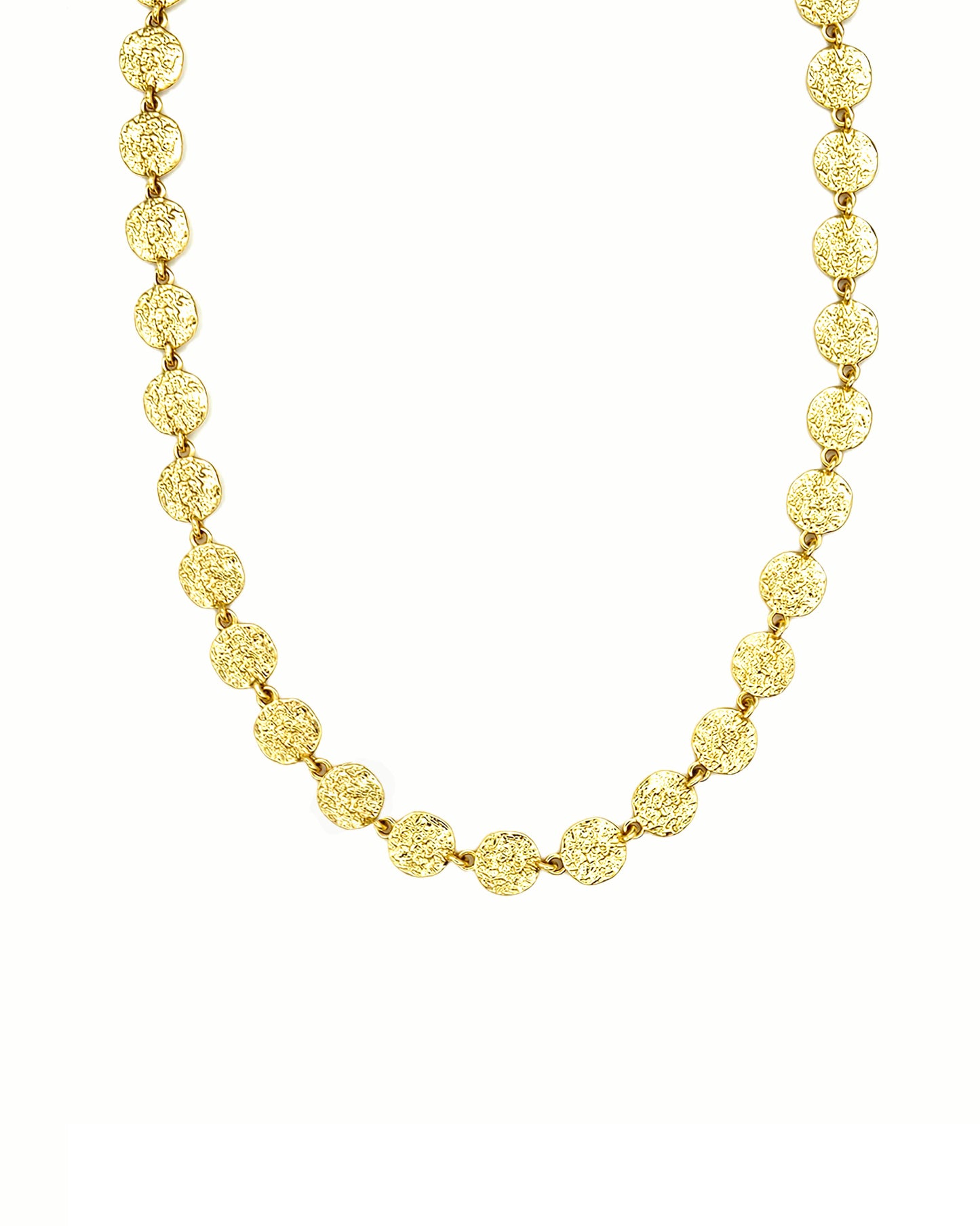SOFT EROSION DISC LINK NECKLACE