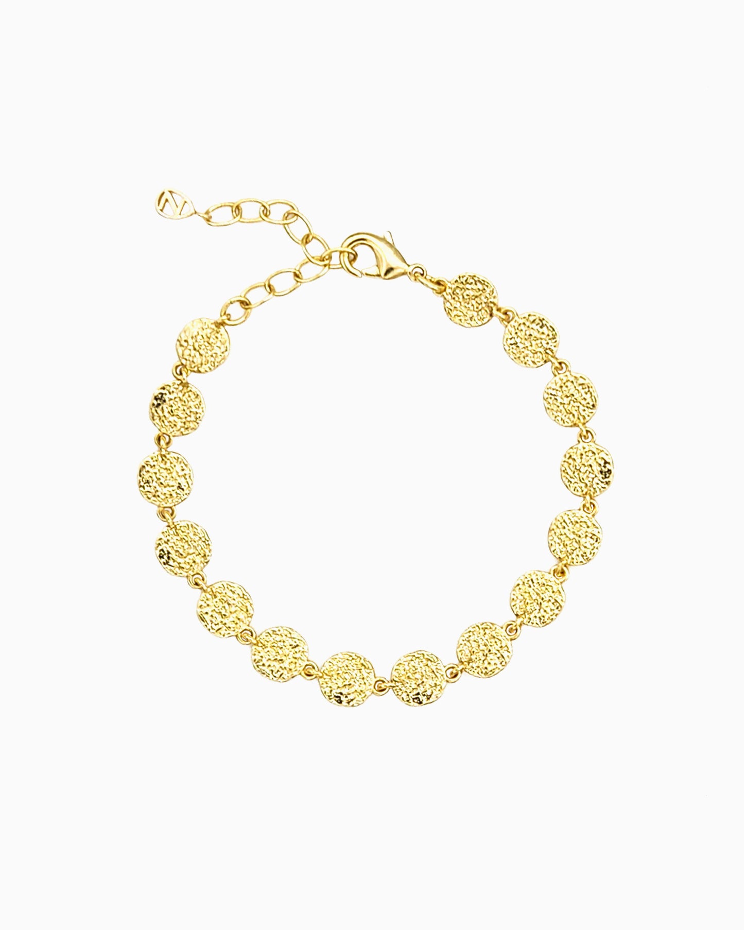 SOFT EROSION DISC LINK BRACELET