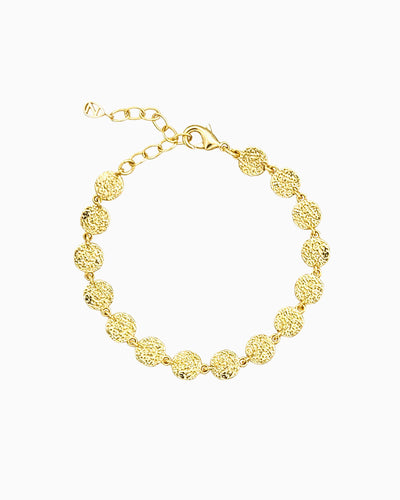 SOFT EROSION DISC LINK BRACELET