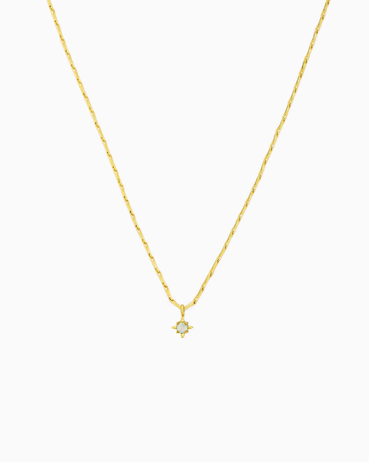 TINY STAR OPAL NECKLACE