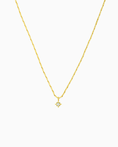 TINY STAR OPAL NECKLACE