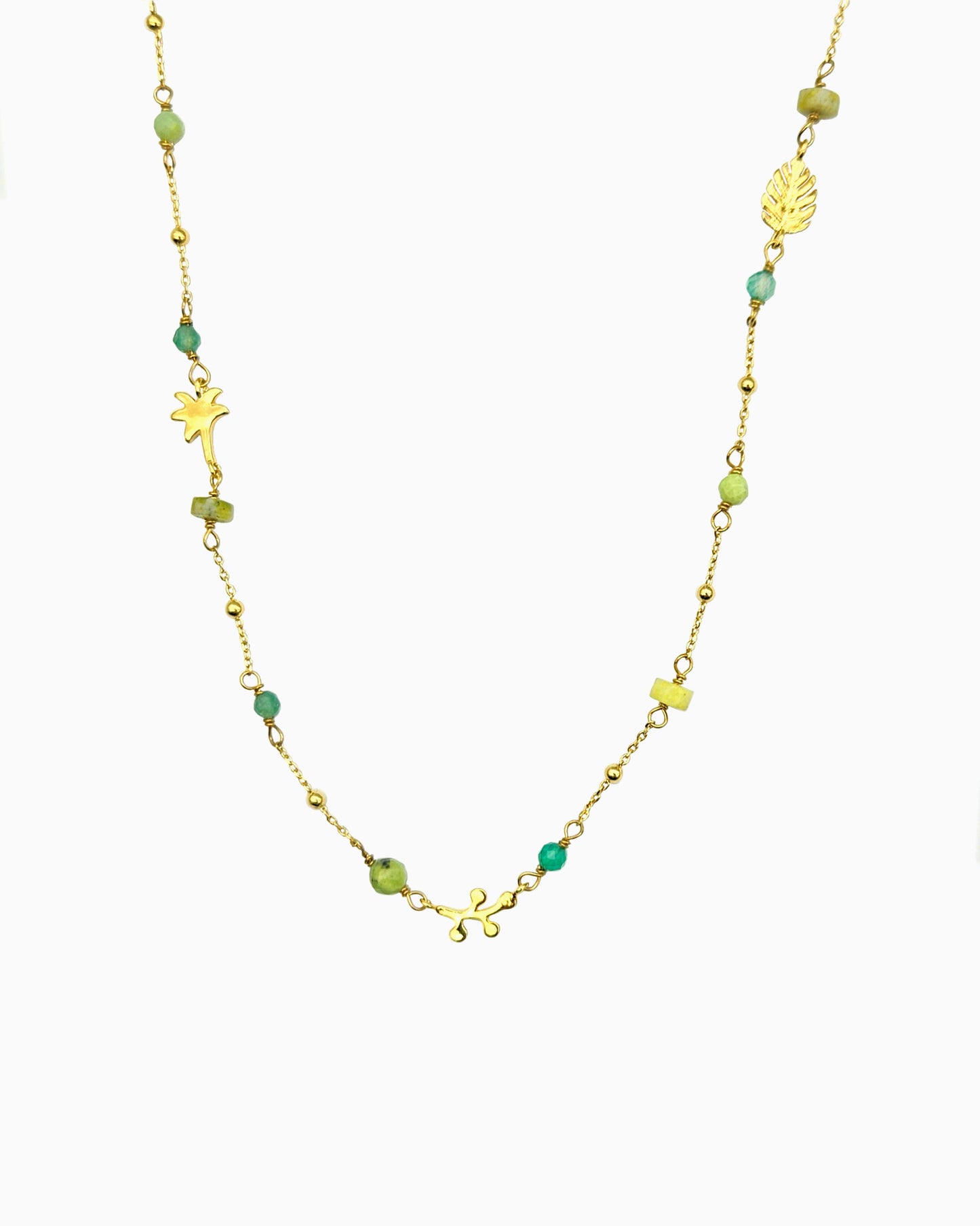 ALOHA GARDEN CHARM NECKLACE