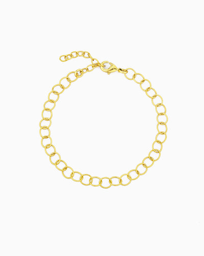TEXTURED CABLE CHAIN BRACELET