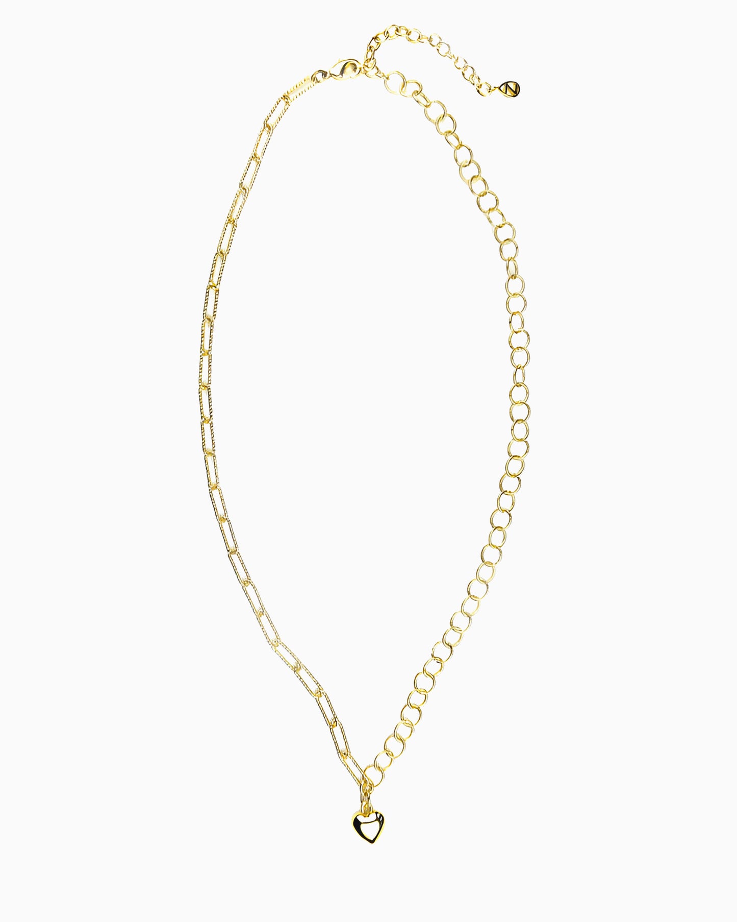 PUFFED HEART NECKLACE