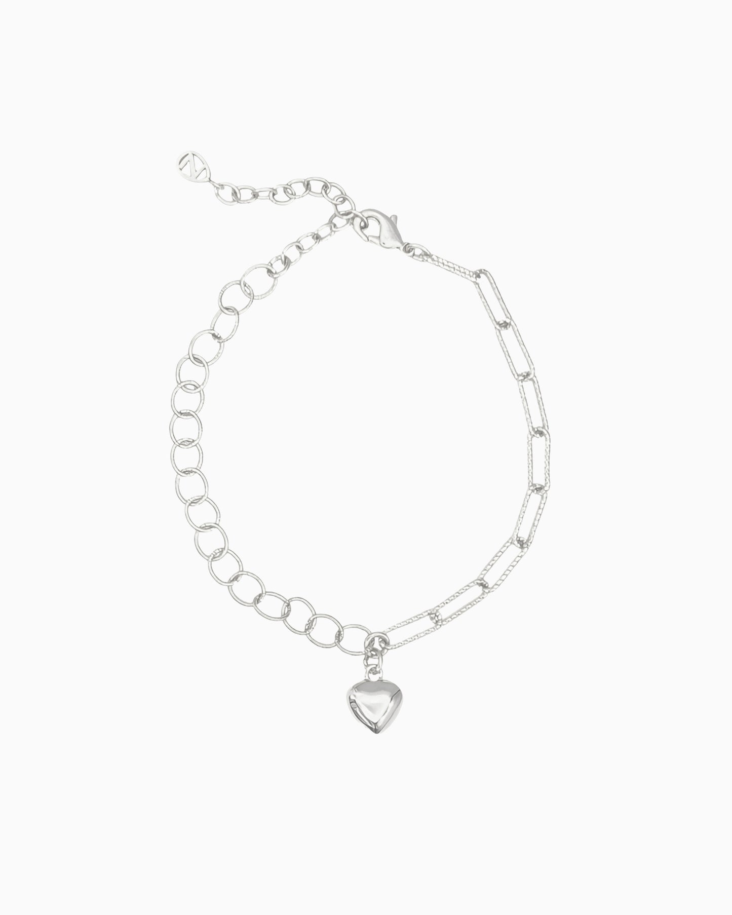 PUFFED HEART BRACELET