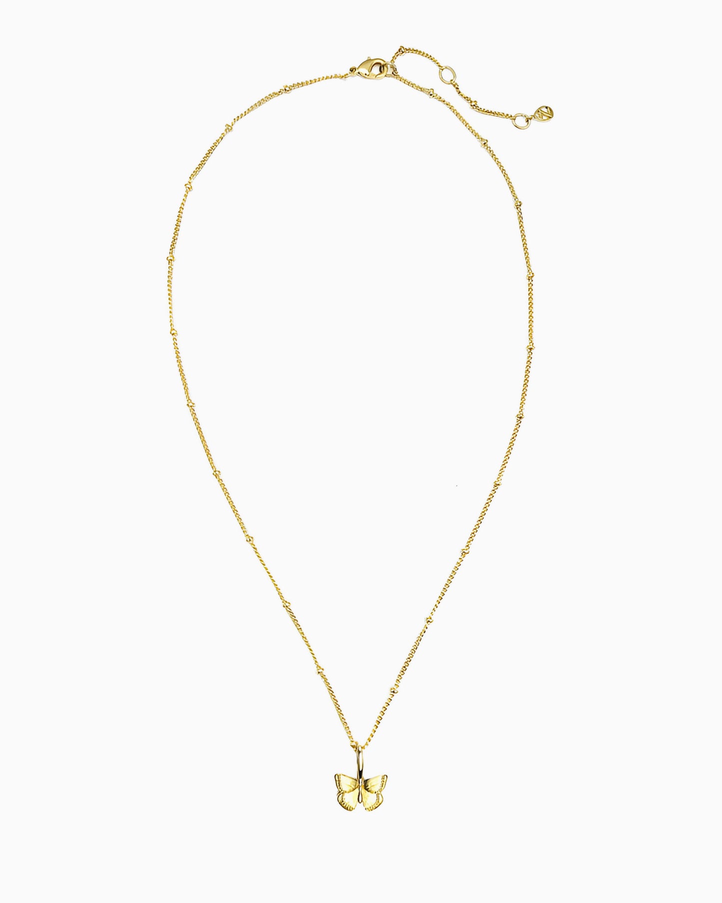 BUTTERFLY CHARM NECKLACE
