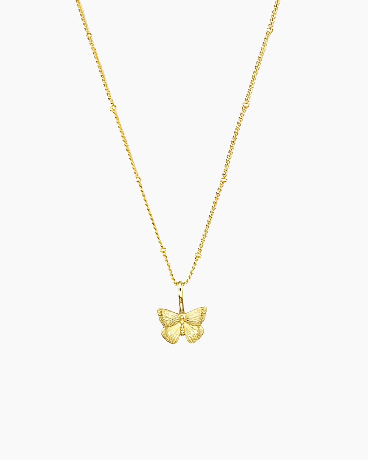 BUTTERFLY CHARM NECKLACE